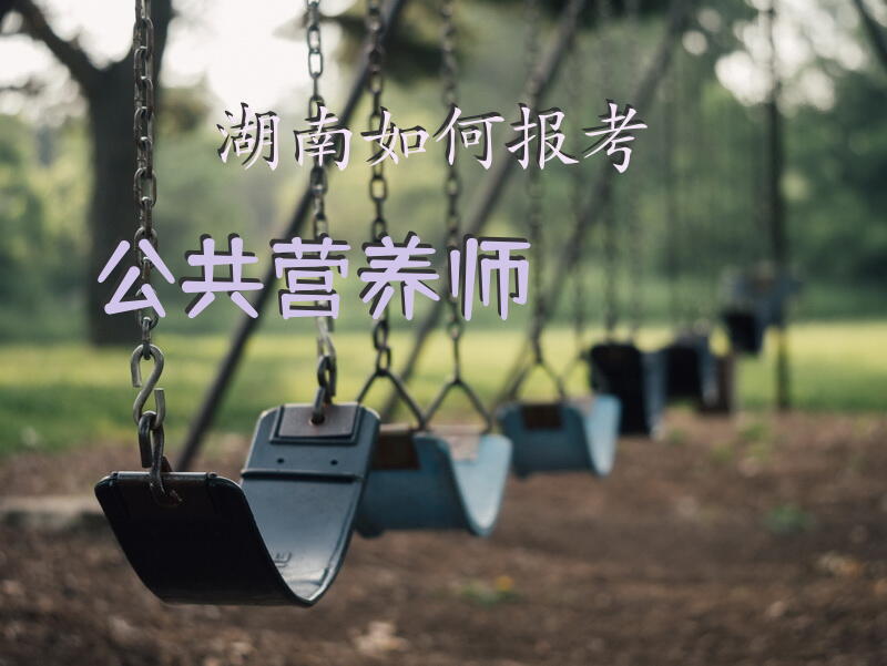 湖南如何报考公共营养师