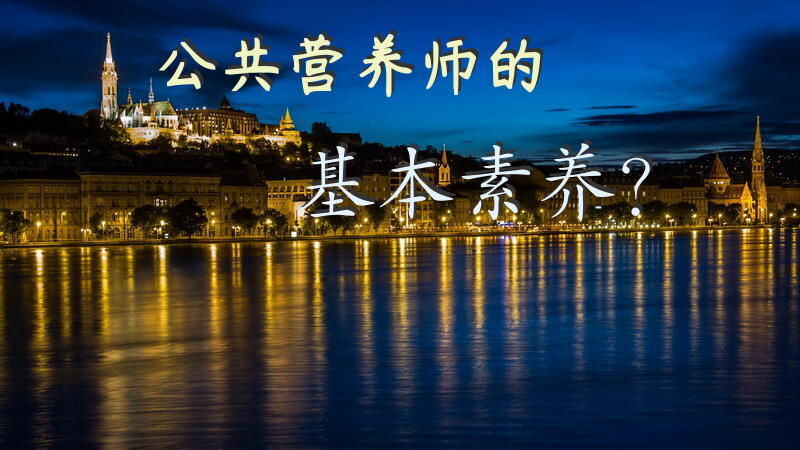 公共营养师的基本素养？