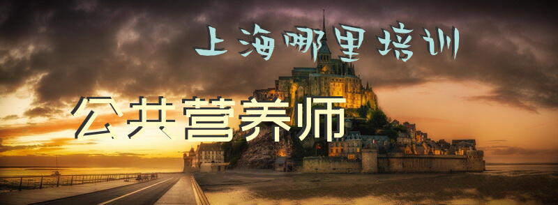 上海哪里培训公共营养师