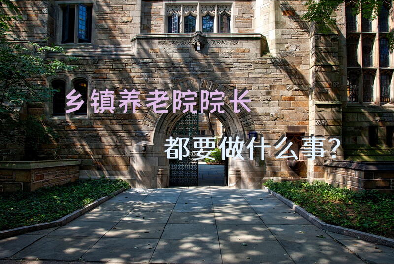 乡镇养老院院长都要做什么事？
