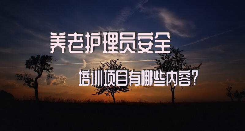 养老院安全风险管理培训心得？