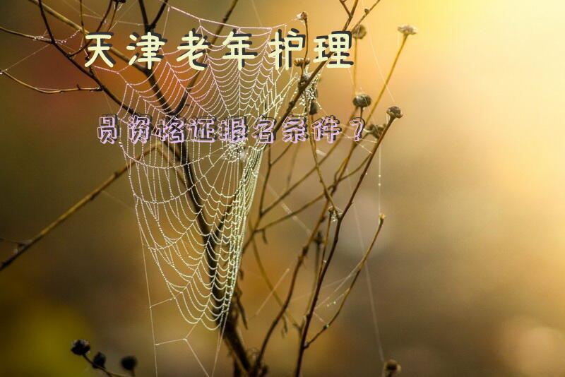 天津护理员证怎么考？