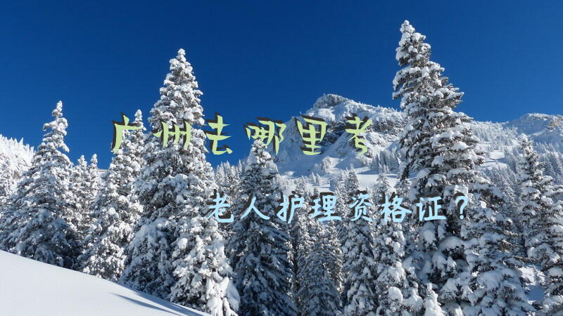 广州去哪里考老人护理资格证？