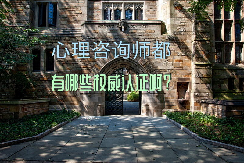 国家认可的心理咨询师证书都有哪些？
