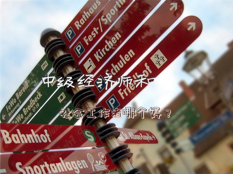 中级经济师和社会工作者哪个好？