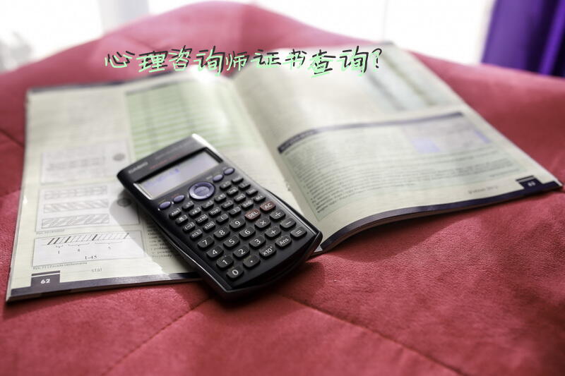 心理咨询师证书查询？