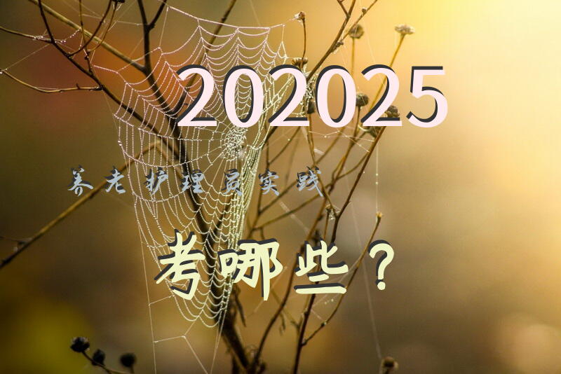 202025养老护理员实践考哪些？