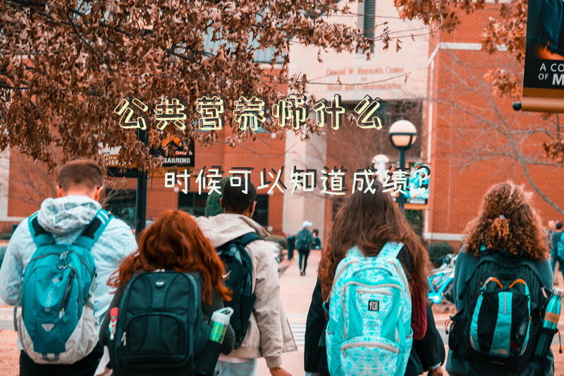 公共营养师什么时候可以知道成绩？