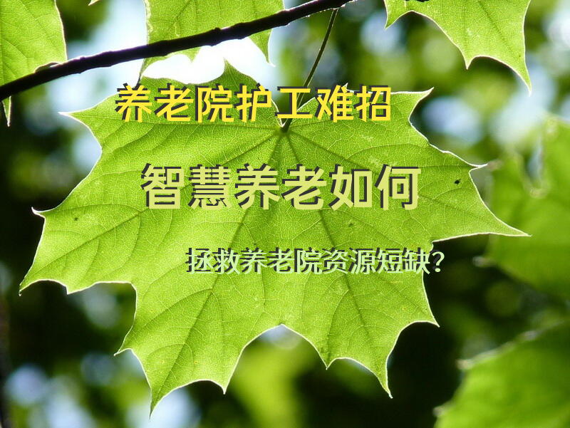 养老院护工难招，智慧养老如何拯救养老院资源短缺？