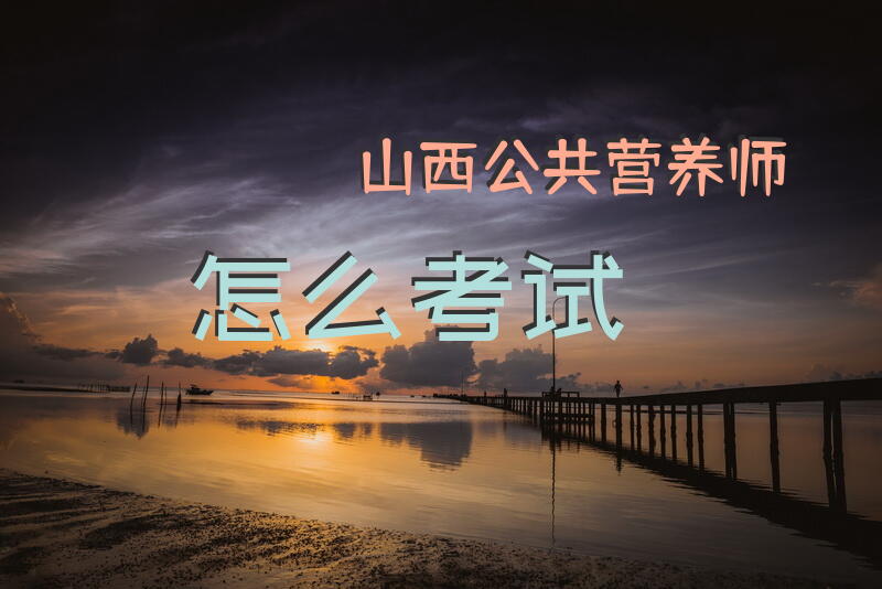 山西公共营养师怎么考试