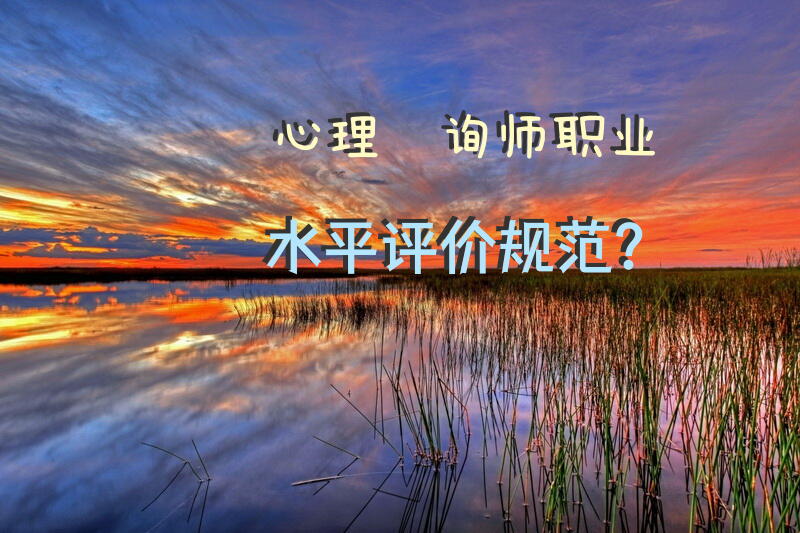 心理咨询师职业水平评价规范？