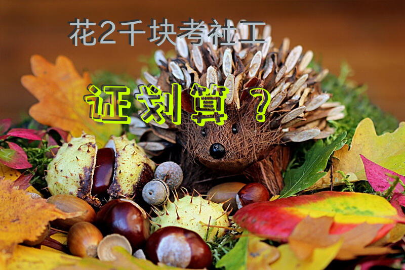 花2千块考社工证划算？
