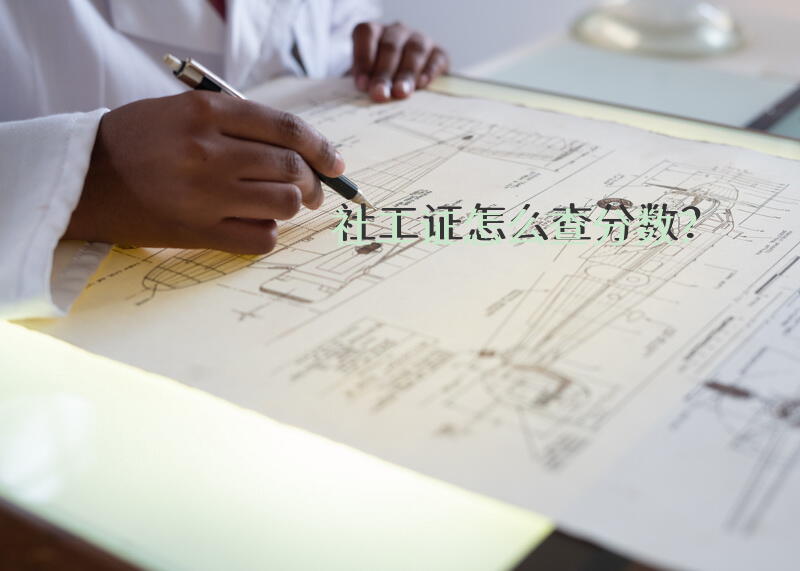 社工证怎么查分数？